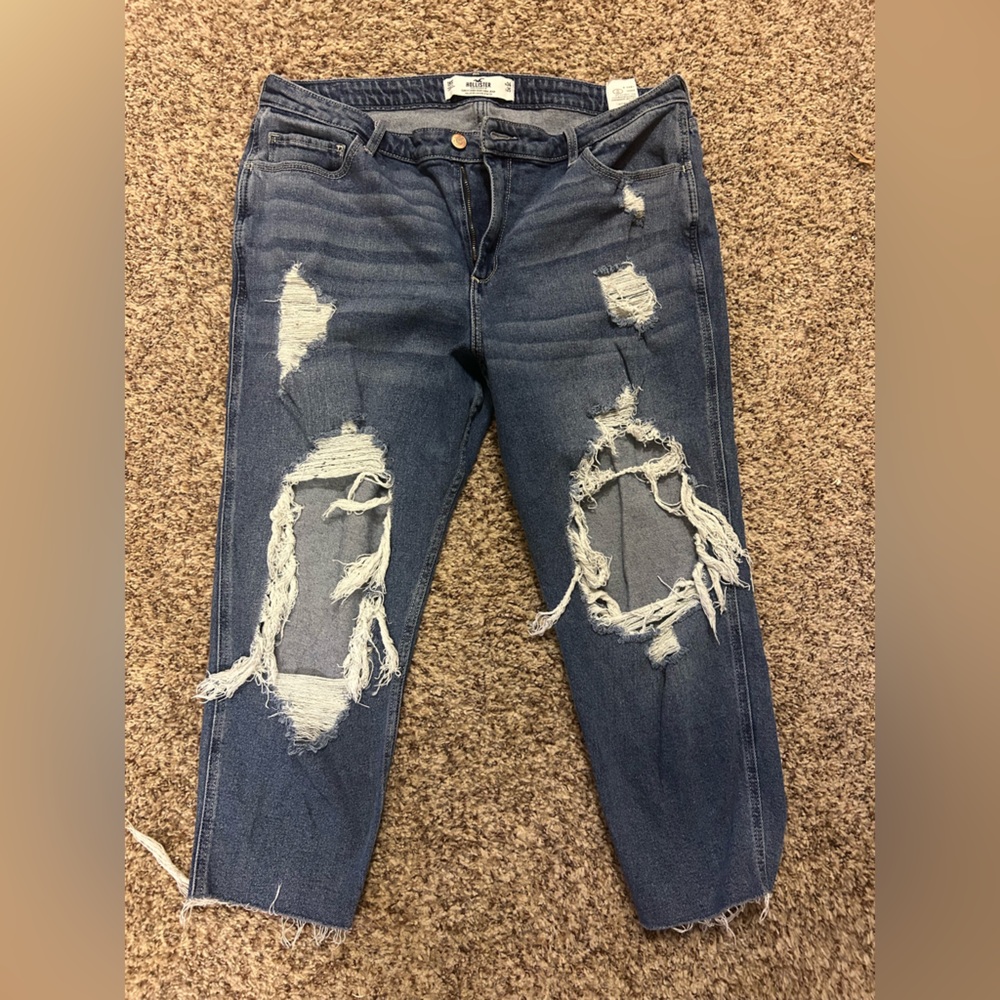 Plus Size Hollister Curvy High Rise Blue Denim Jeans